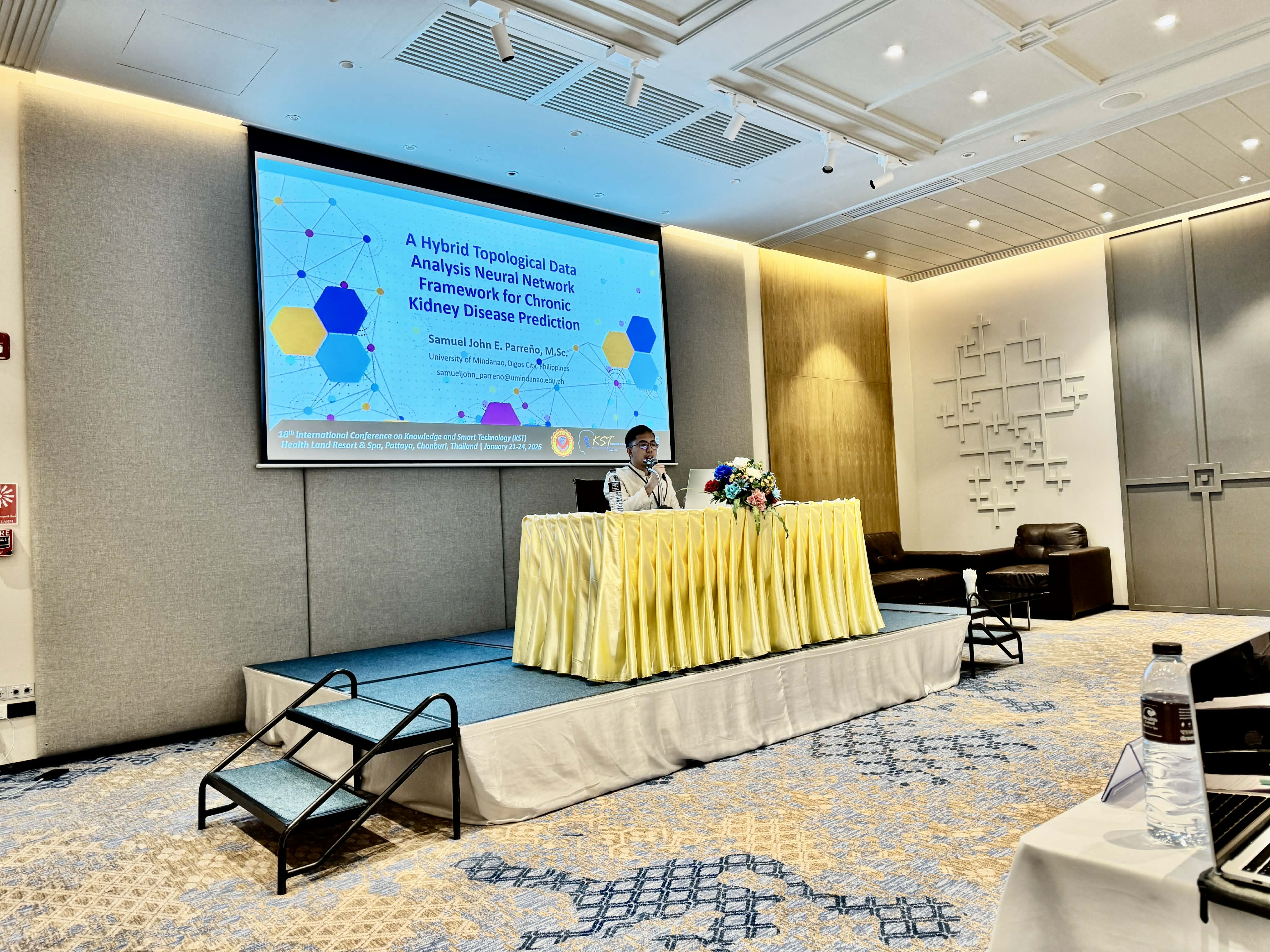 Me presenting at KST 2026