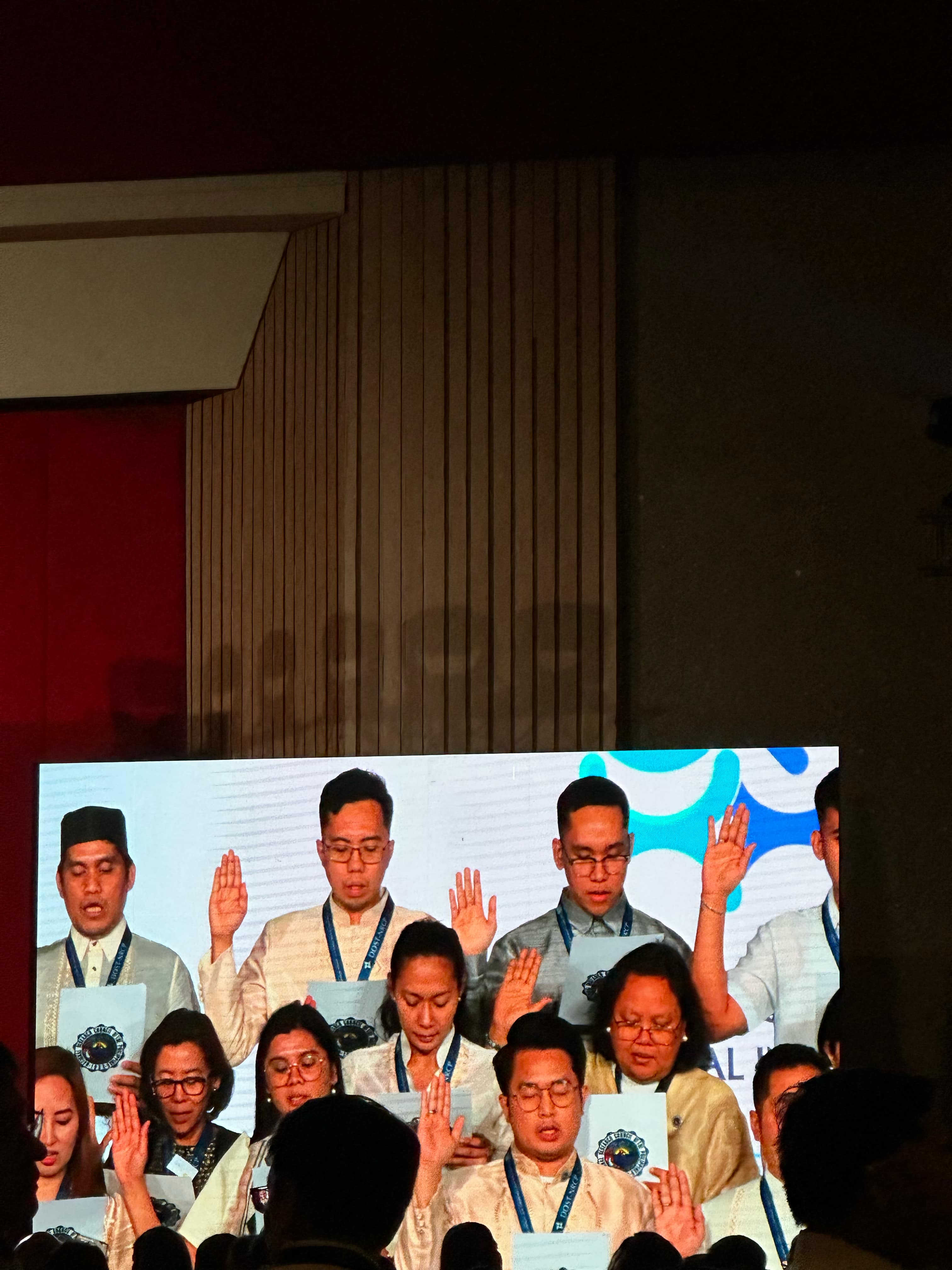 Taking the oath as an NRCP Associate Member